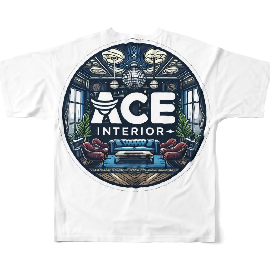 ace interiorのエースインテリア　グッズ フルグラフィックTシャツの背面