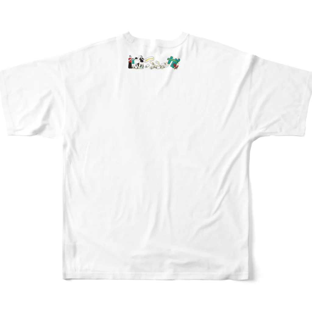 Gasya_Molkkyのガシャちゃんねる公式グッズ フルグラフィックTシャツの背面