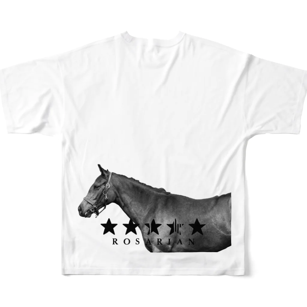 TaikiRacingClubShopのROSARIAN All-Over Print T-Shirt :back