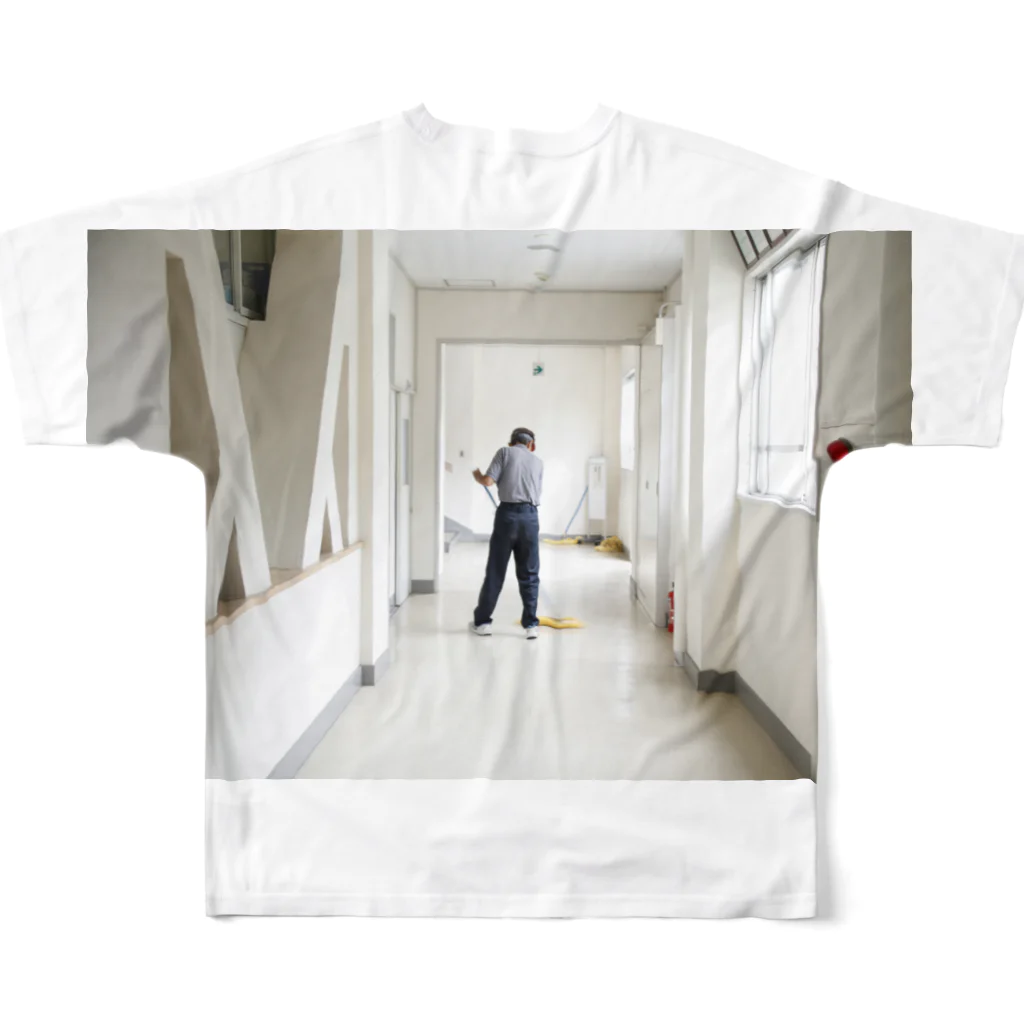 Ossan Collectionのnoto_ossan from NISIAIZU T-shirt フルグラフィックTシャツの背面