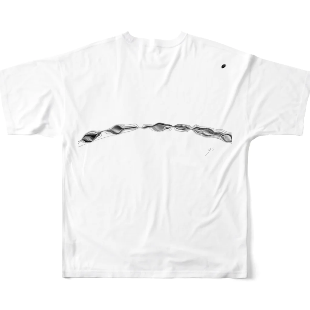 lovely_milkのsenren-discovery All-Over Print T-Shirt :back