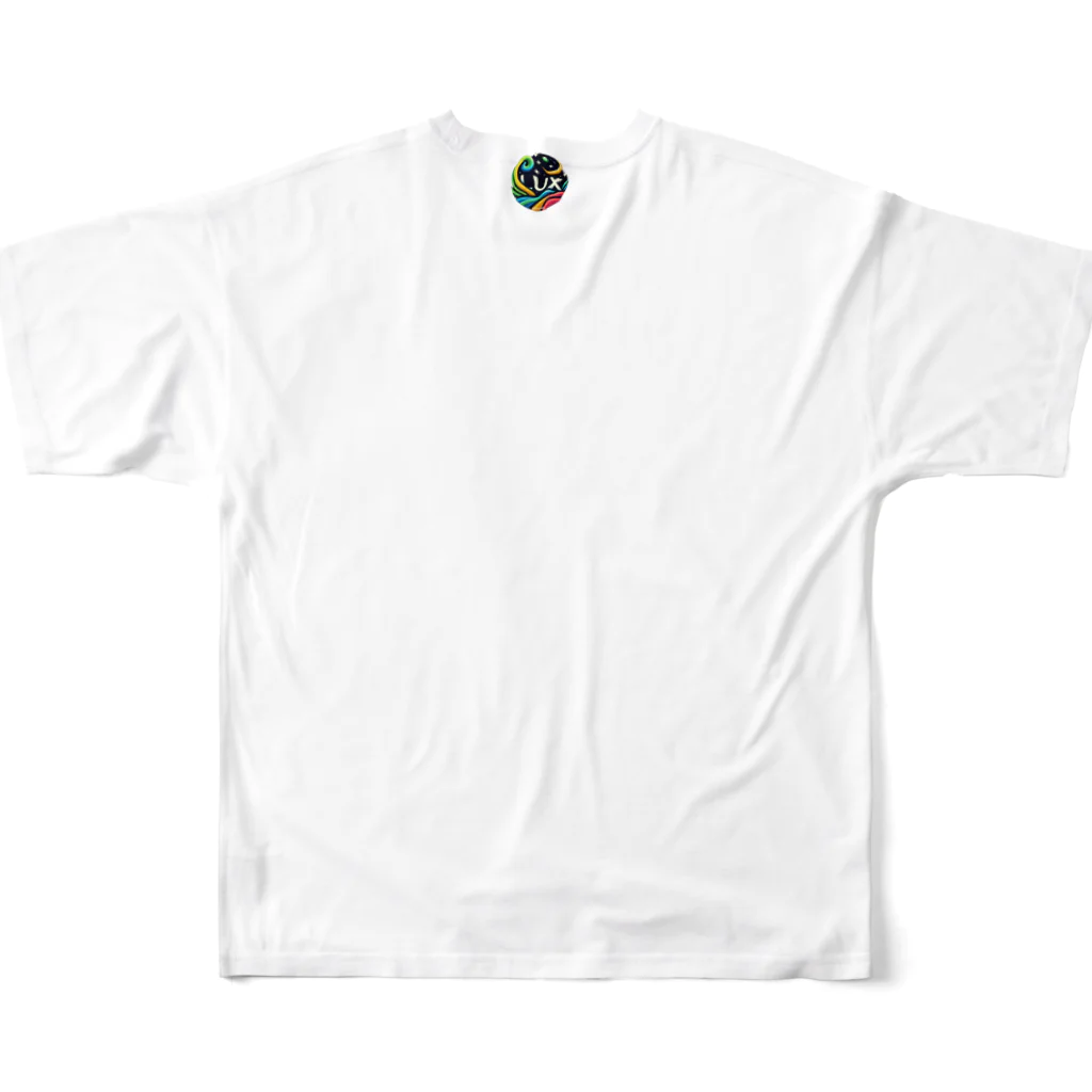 luxuryskydroneのluxace All-Over Print T-Shirt :back