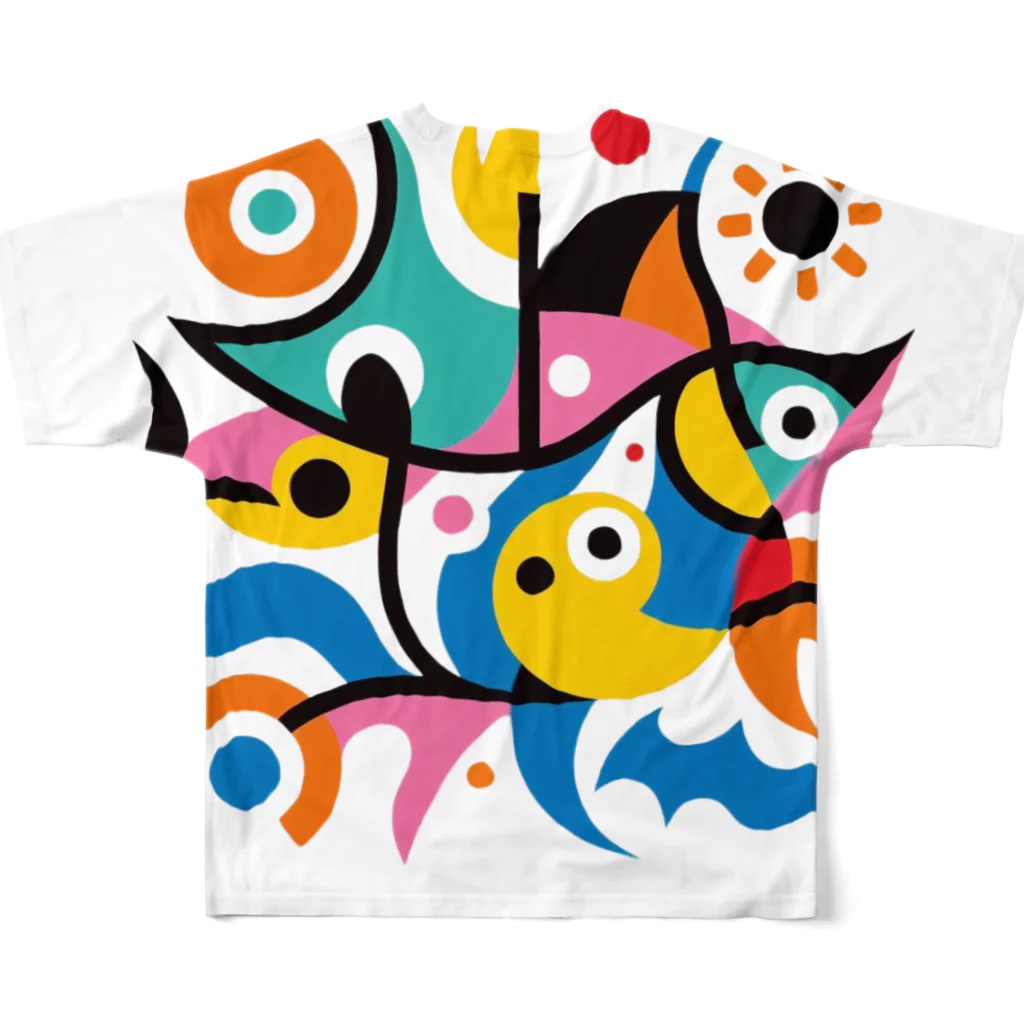 tohateの春 All-Over Print T-Shirt :back