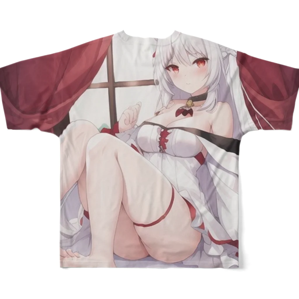 studio AzurのAria3 ディフォルメ フルグラフィックTシャツの背面