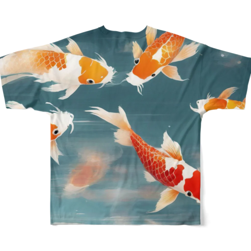 STY-369のKOI-KOIシャツ フルグラフィックTシャツの背面