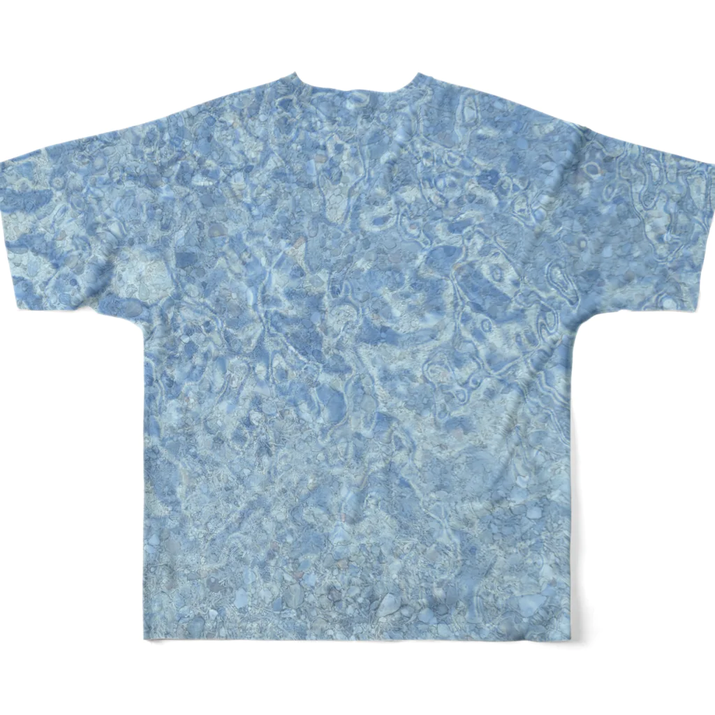 すちゃもんがの水面 All-Over Print T-Shirt :back