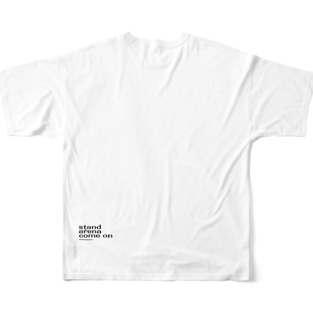 standarenaのスタアリロゴコレクション All-Over Print T-Shirt :back