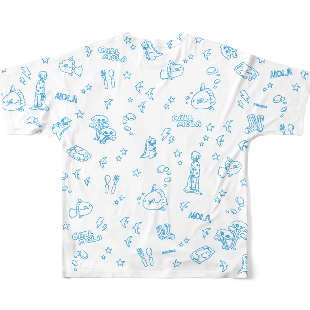 CHEBLOのCALL MOLA All-Over Print T-Shirt :back