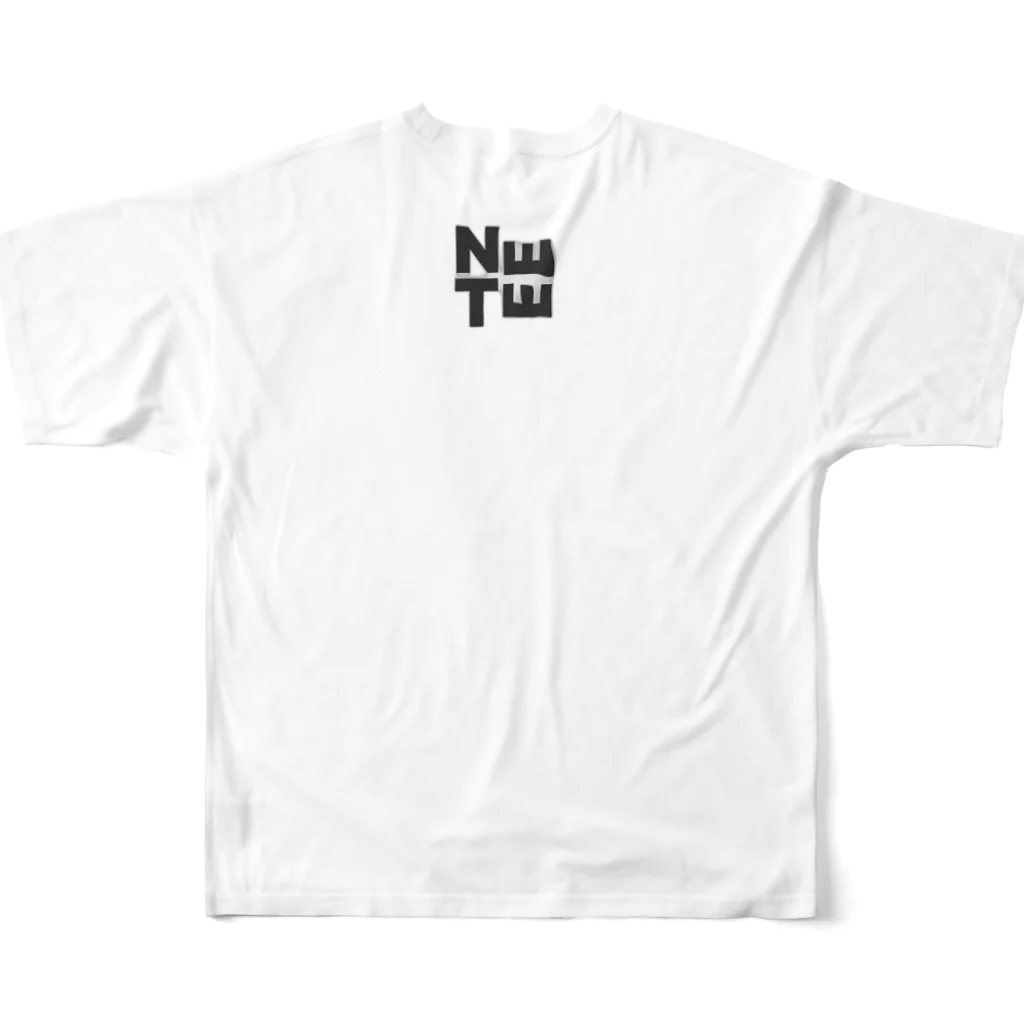 蕪式会社NEETのneet フルグラフィックTシャツの背面