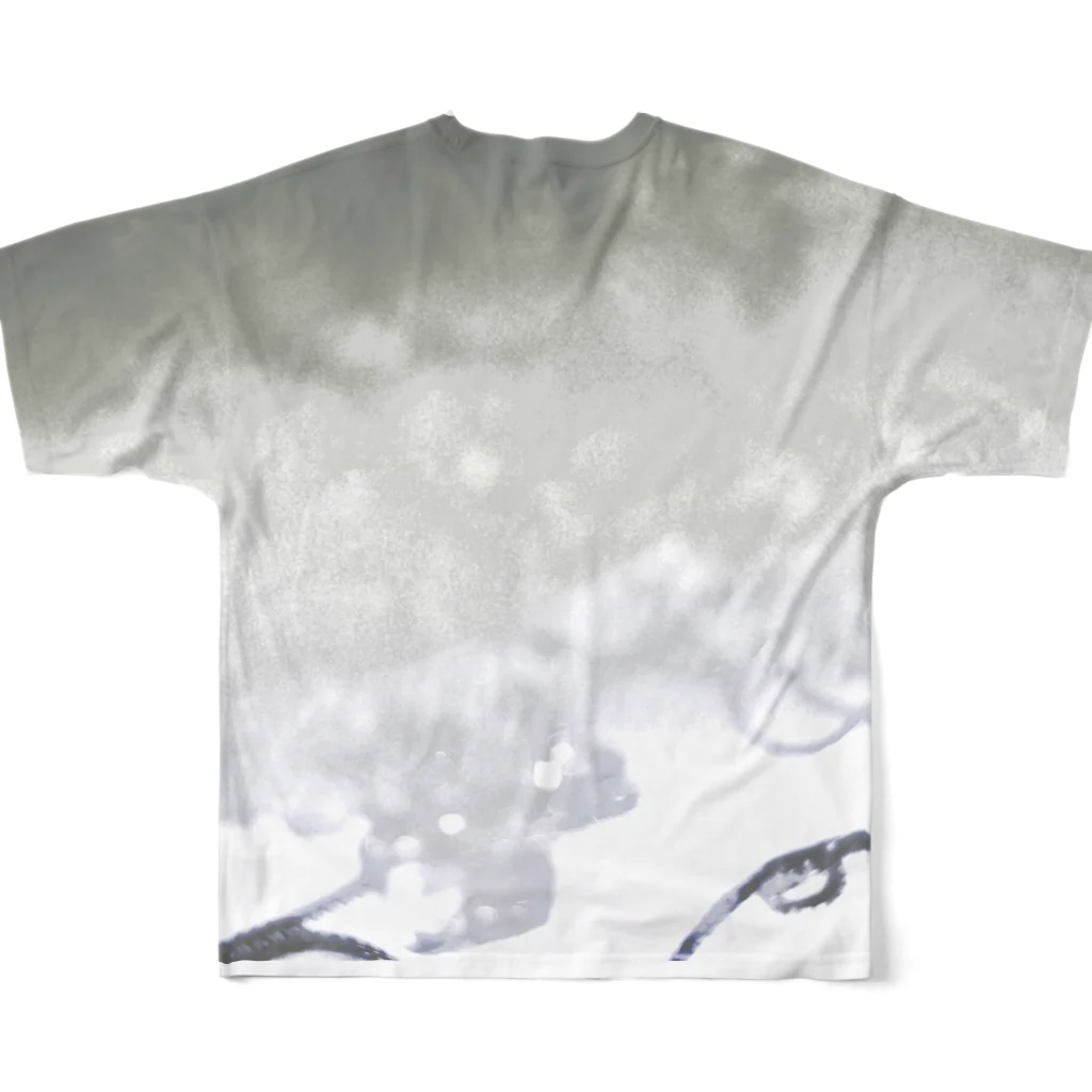 ajajniikoのしぶいちゃん All-Over Print T-Shirt :back