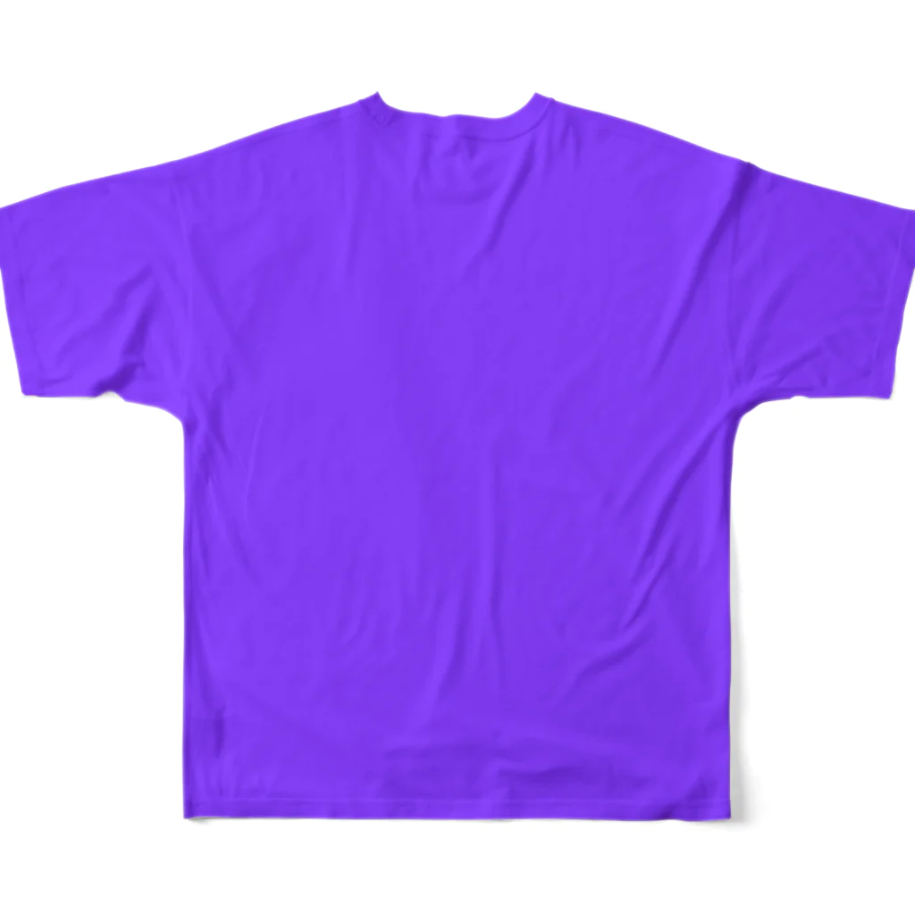 バルグル バンズくんのBANZU FACE All-Over Print T-Shirt :back