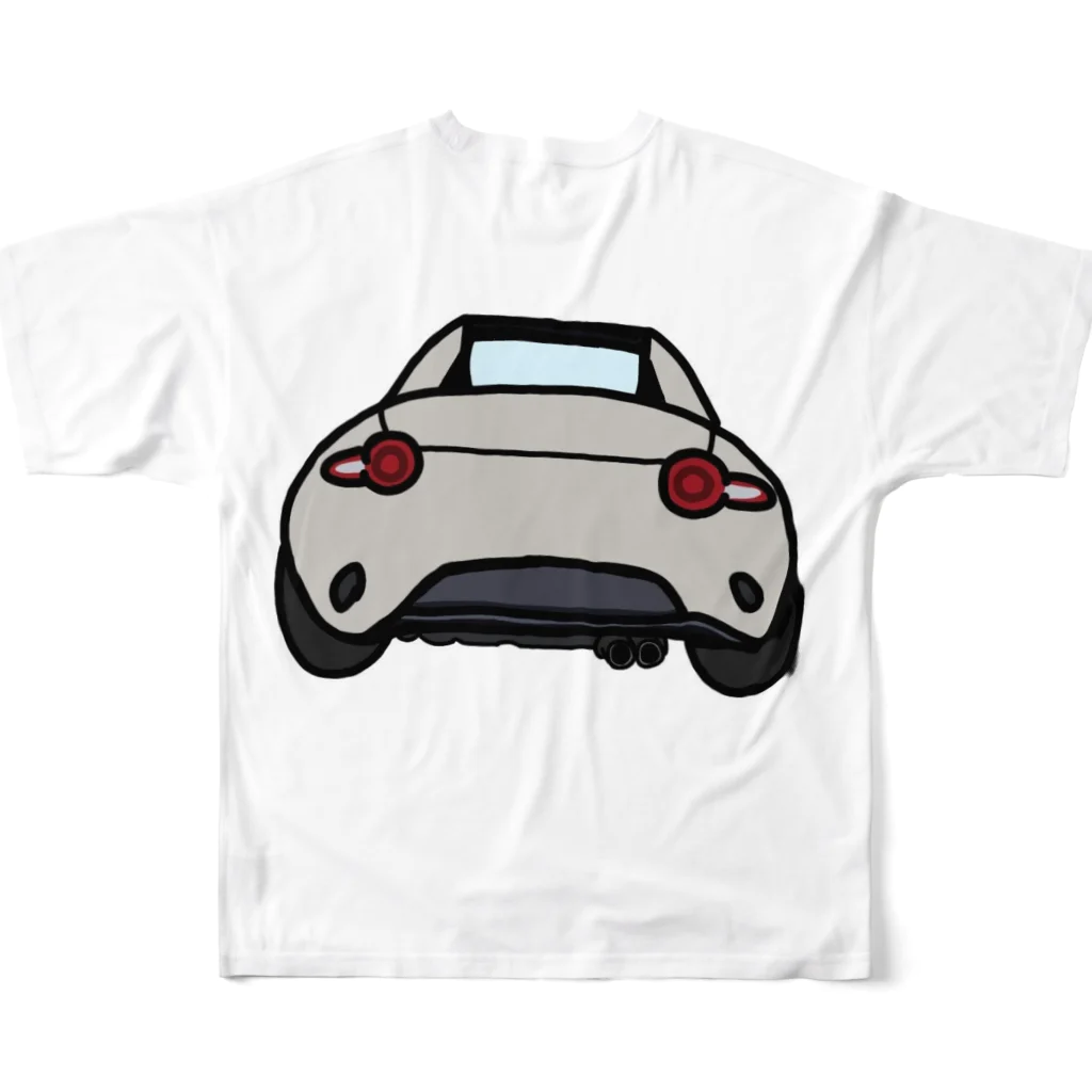 RF owner's clubのロードスターRF オーナーズクラブ 公式アイテム フルグラフィックTシャツの背面