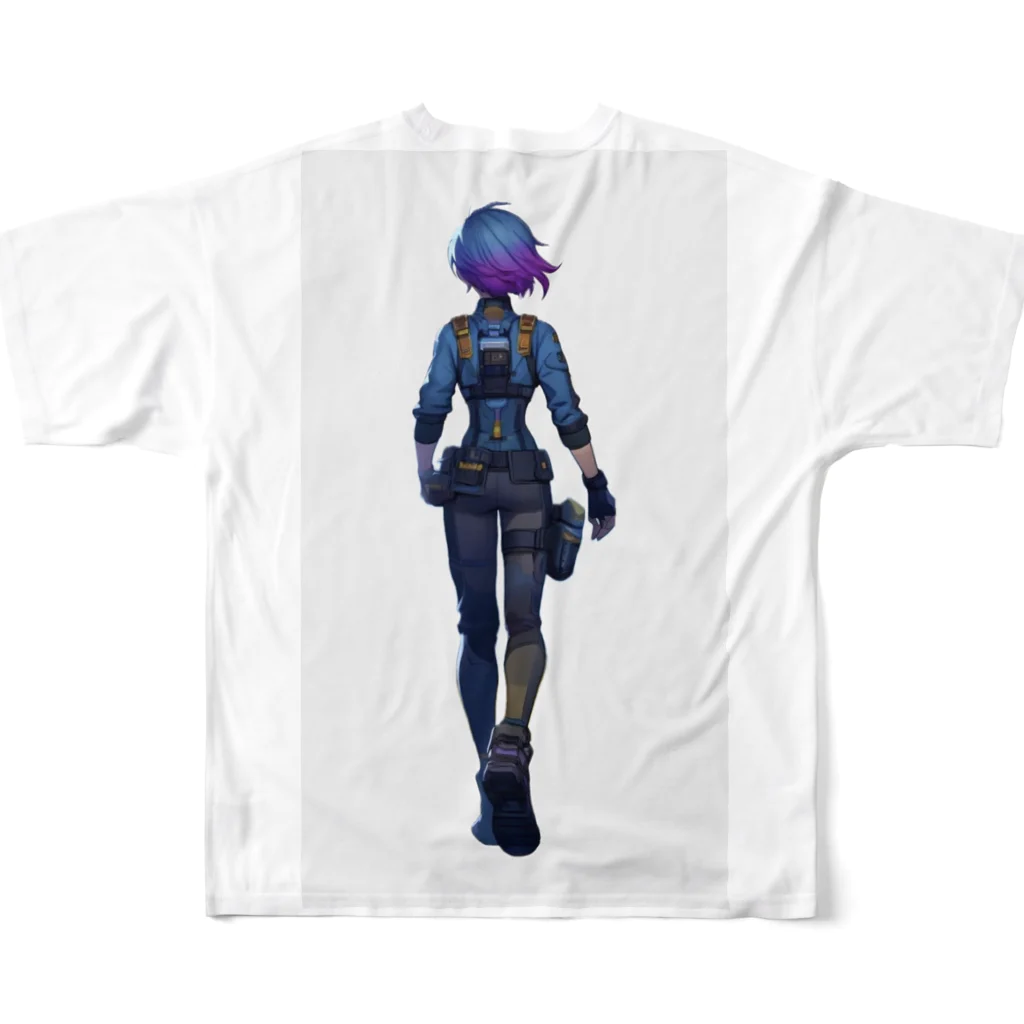 4D PlanetのEmma・Charlotte(エマ・シャーロット) All-Over Print T-Shirt :back