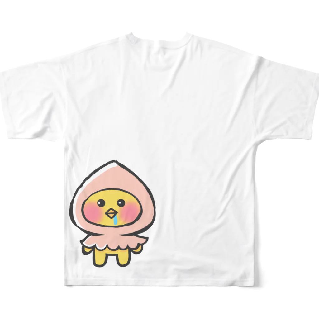 Shou3s-Storeのカッパぴよぴよ隊員 フルグラフィックTシャツの背面