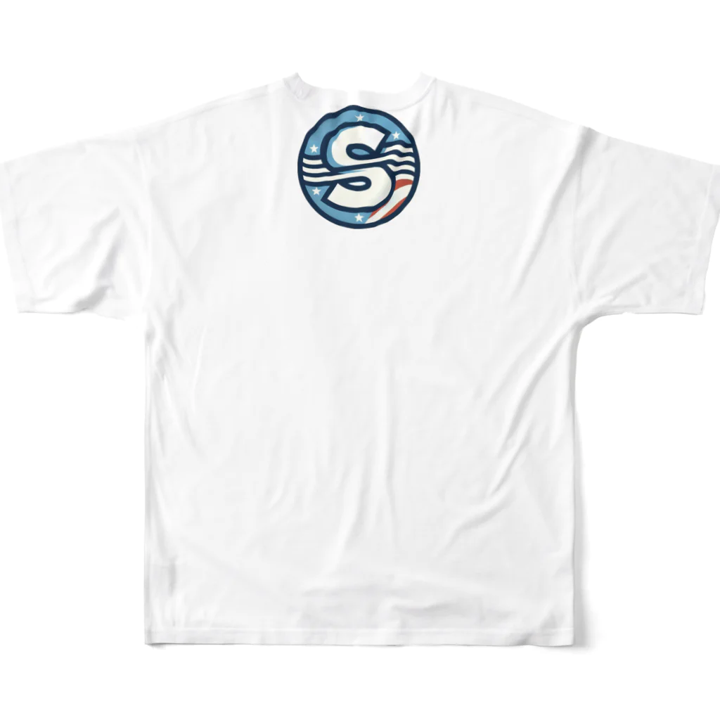 SaBATaNのSWATシルバーウルフ5 All-Over Print T-Shirt :back