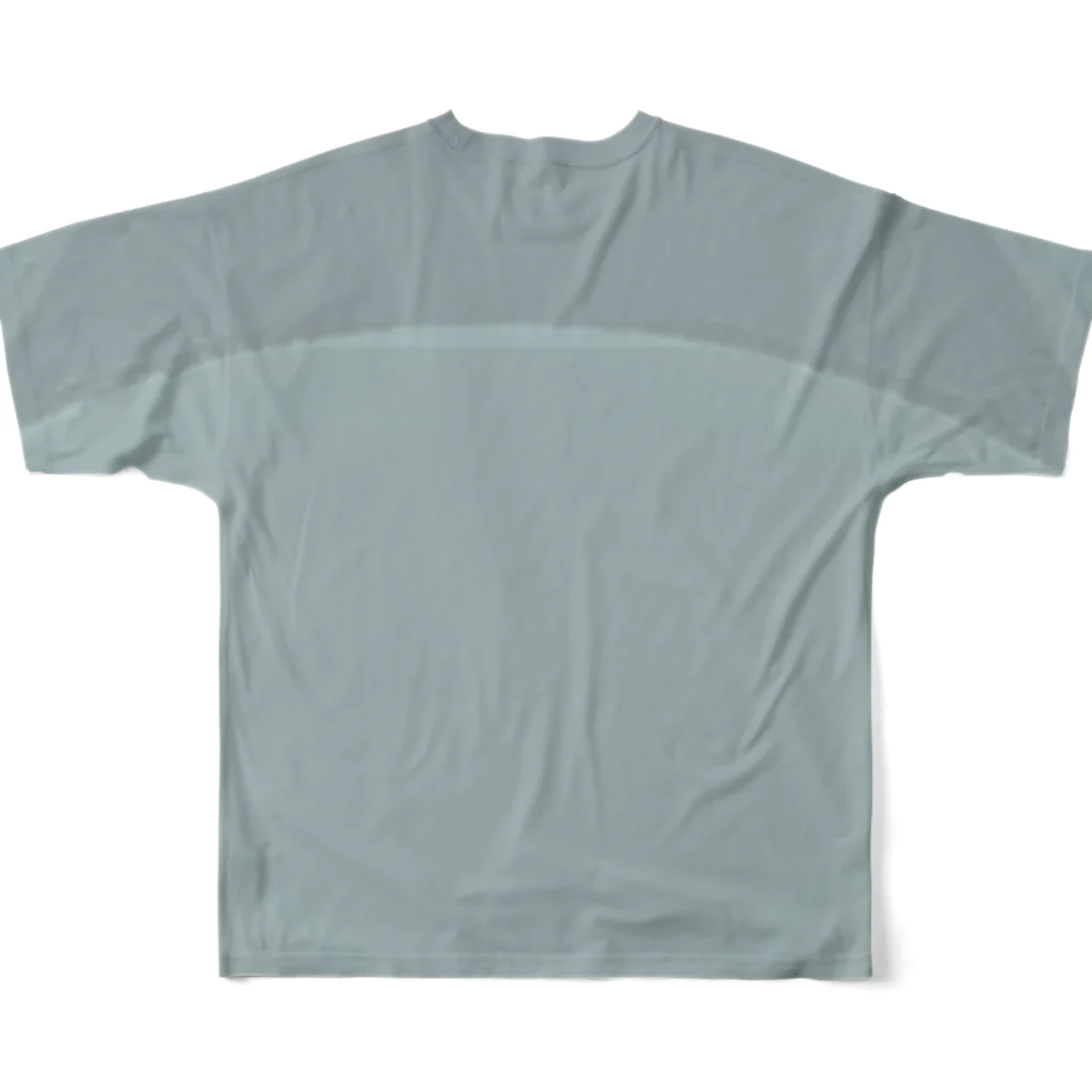 IMABURAIのWatercolor All-Over Print T-Shirt :back
