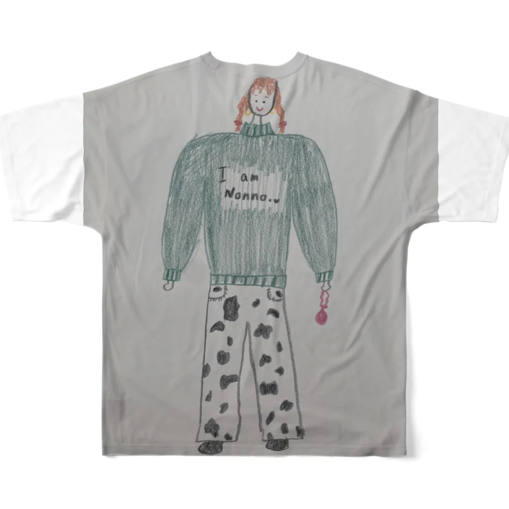 PABORのこねこのみーちゃんはアタシよ All-Over Print T-Shirt :back