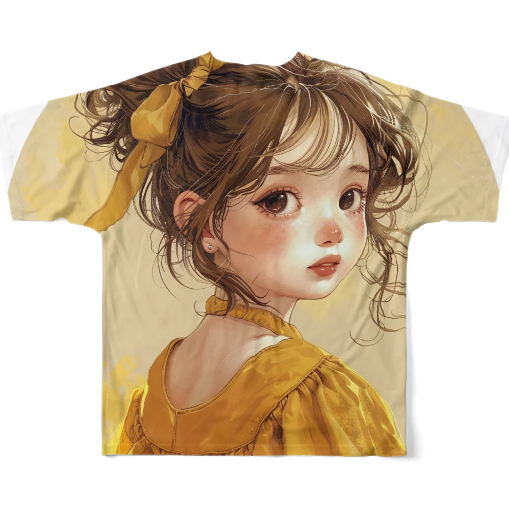 AQUAMETAVERSEの美少女・In the circle Tomoe bb 2712 All-Over Print T-Shirt :back