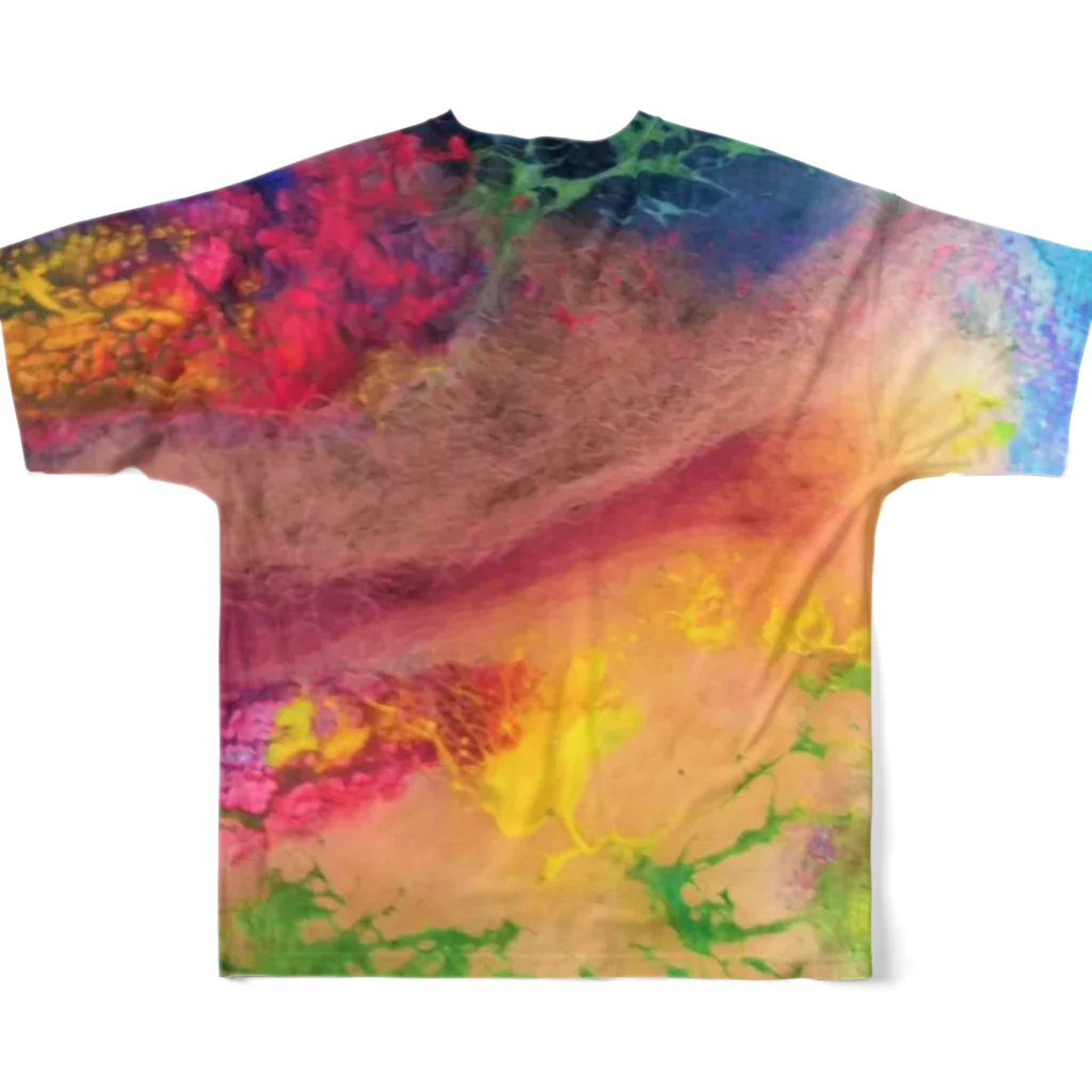 zono-on shop☆のColorful All-Over Print T-Shirt :back