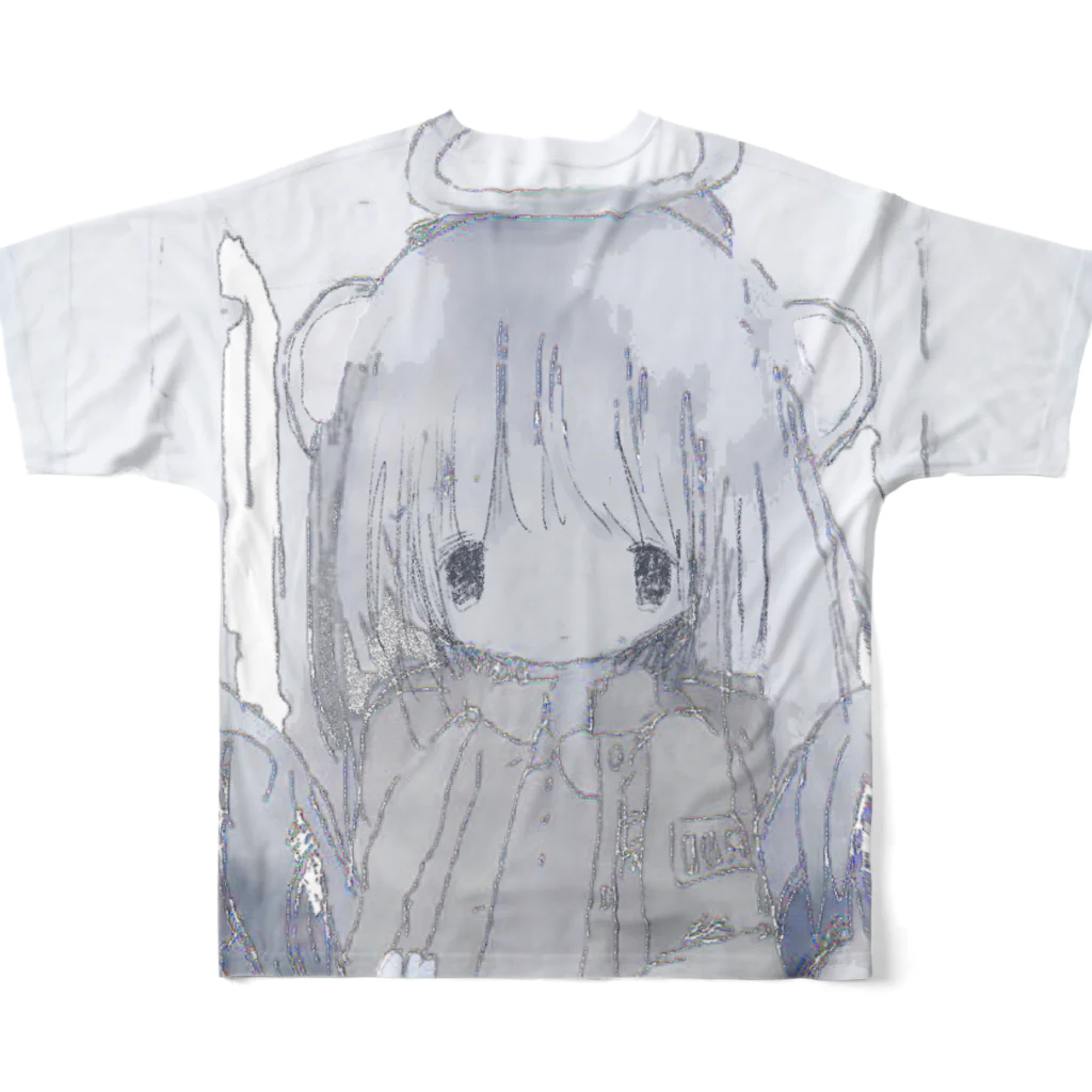 「ごめん々ね 」と言っのニセモノ All-Over Print T-Shirt :back