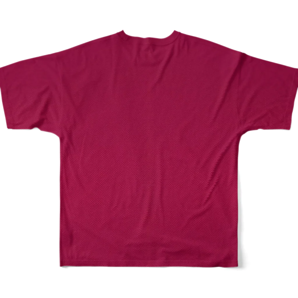 AI魔術師の東京レトロ屋の美少女仮面への憧れ All-Over Print T-Shirt :back