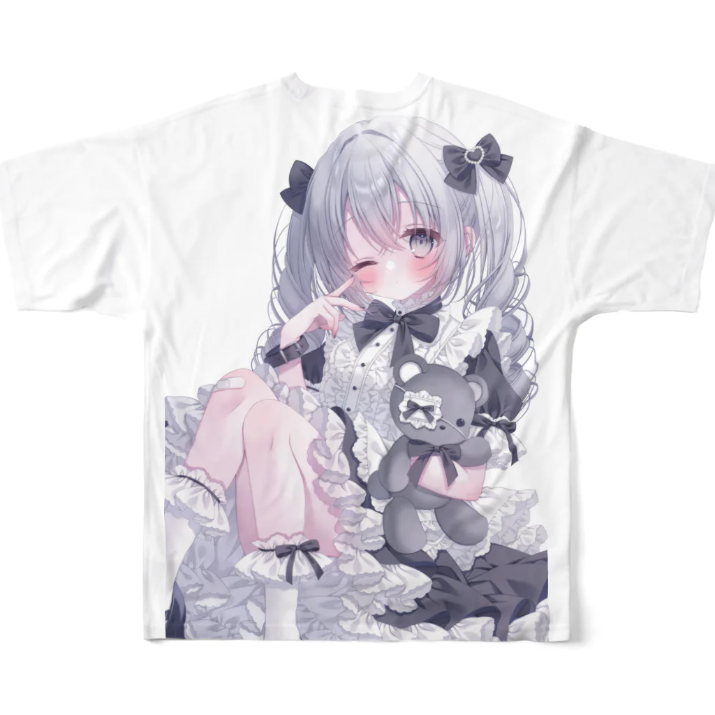 小鳥の食事の🧸 All-Over Print T-Shirt :back