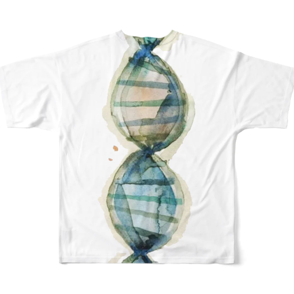 AWESOME DESIGNの自分サイエンス じぶんさん All-Over Print T-Shirt :back