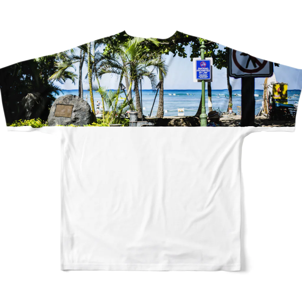 AlohaSolのAlohaSol Photo Print フルグラフィックTシャツの背面