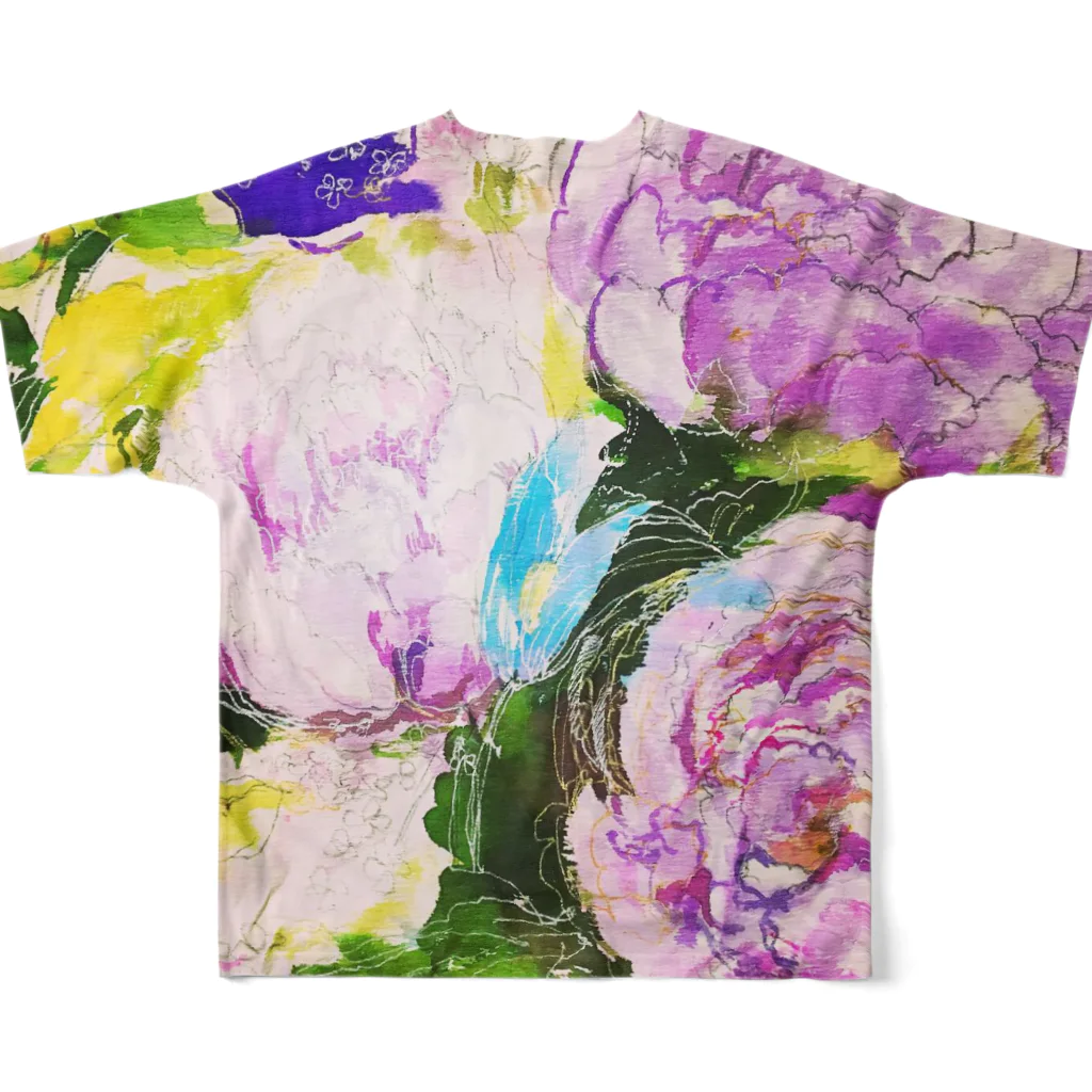 peonicのpeony フルグラフィックTシャツの背面