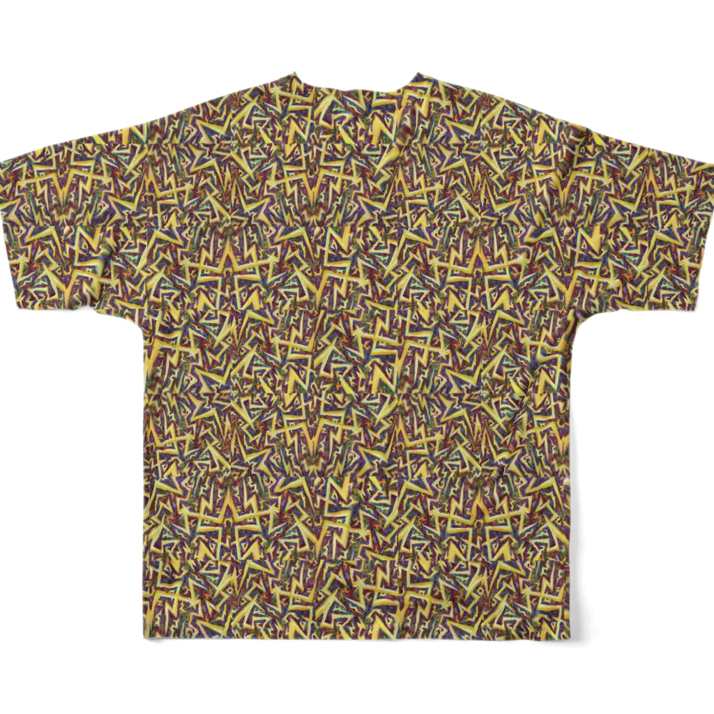 画駱駝柑子のカミナリ フルグラフィックTシャツの背面
