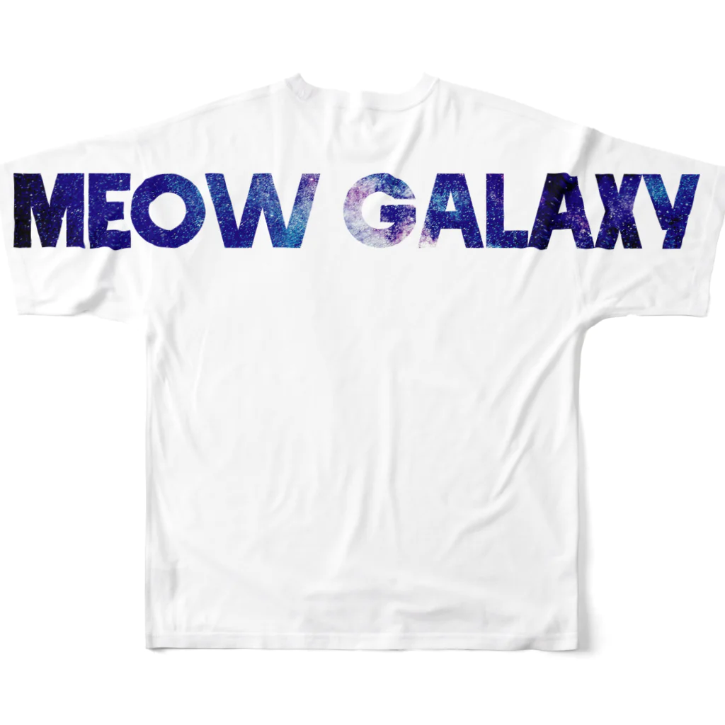 MEOW GALAXYのhelp me All-Over Print T-Shirt :back