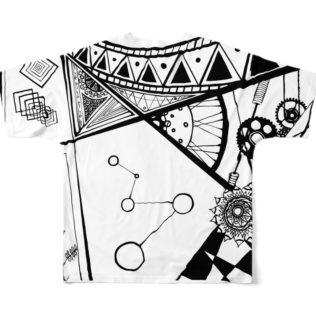 せろーのゴミ箱のがちゃがちゃ All-Over Print T-Shirt :back