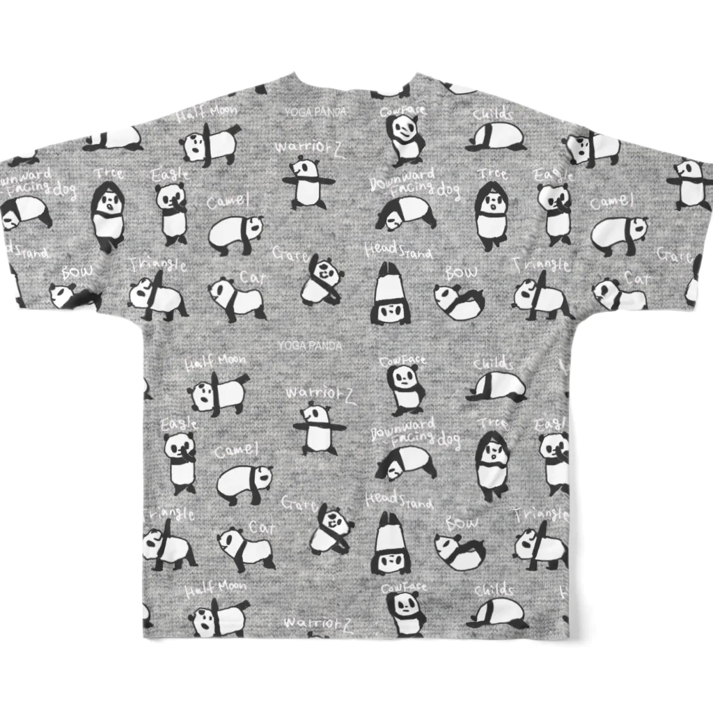 ニーヤ・アキのヨガパンダT All-Over Print T-Shirt :back