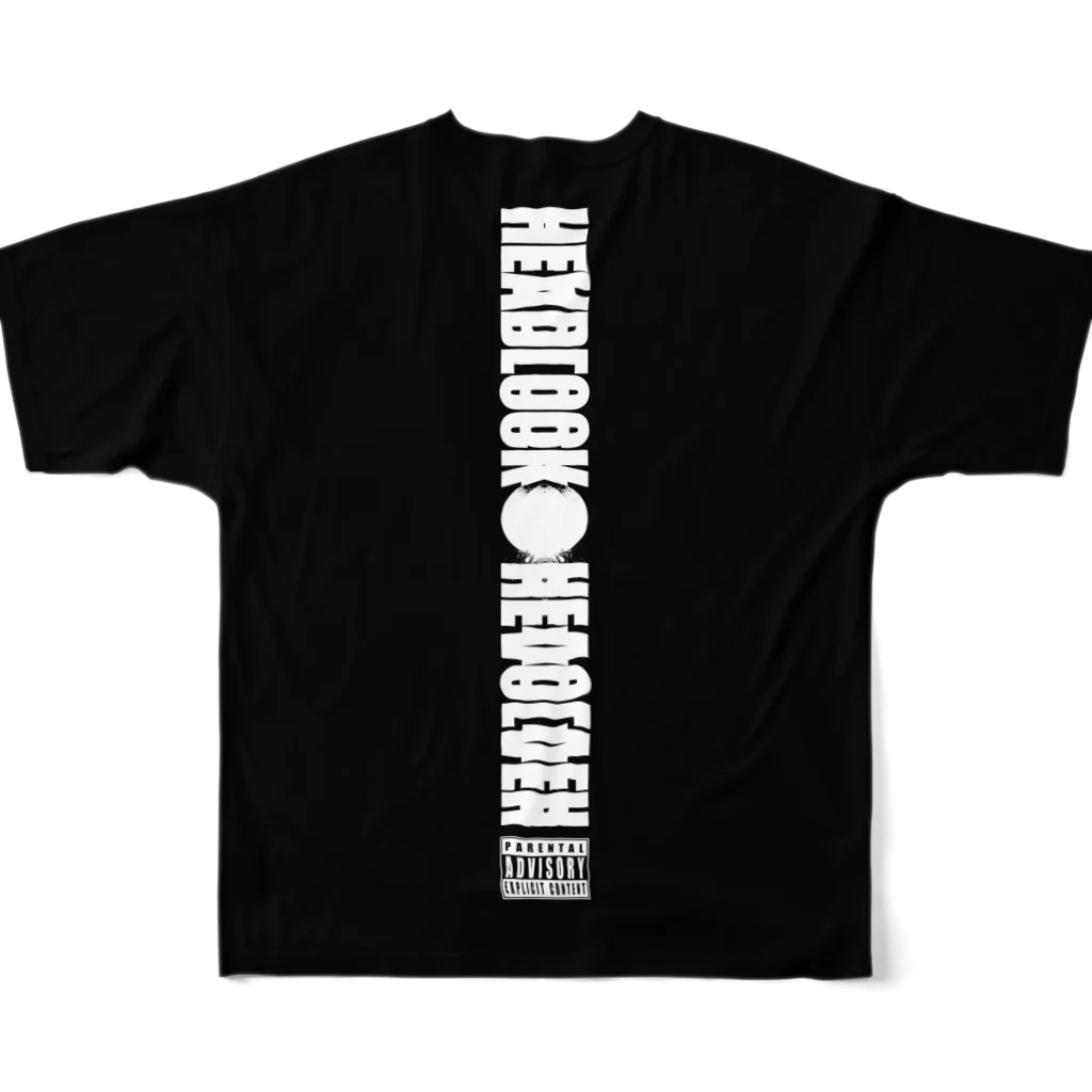 HEADLOCK REVOLVERのHEADLOCK REVOLVER All-Over Print T-Shirt :back