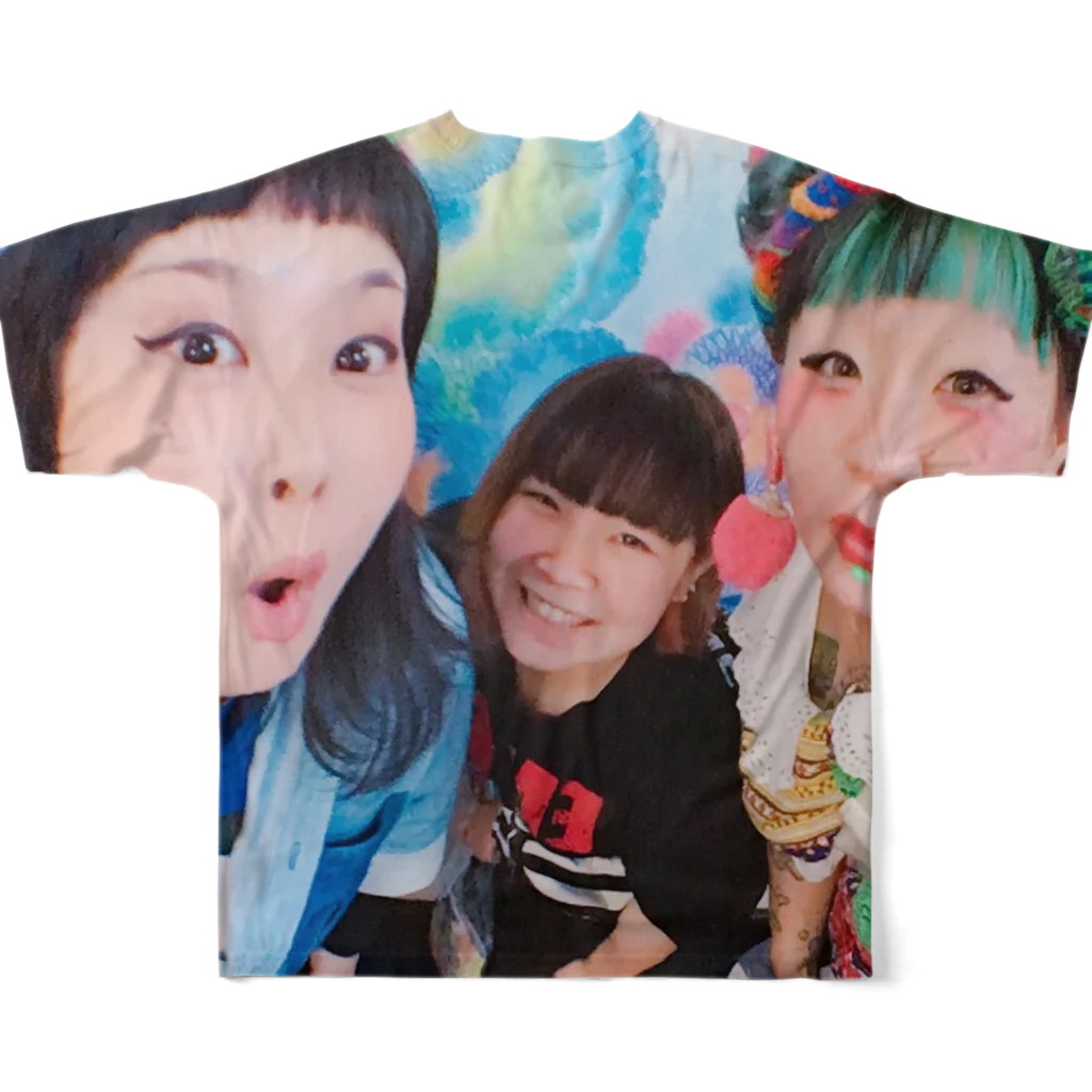 Tesoroのわたしたち フルグラフィックTシャツの背面