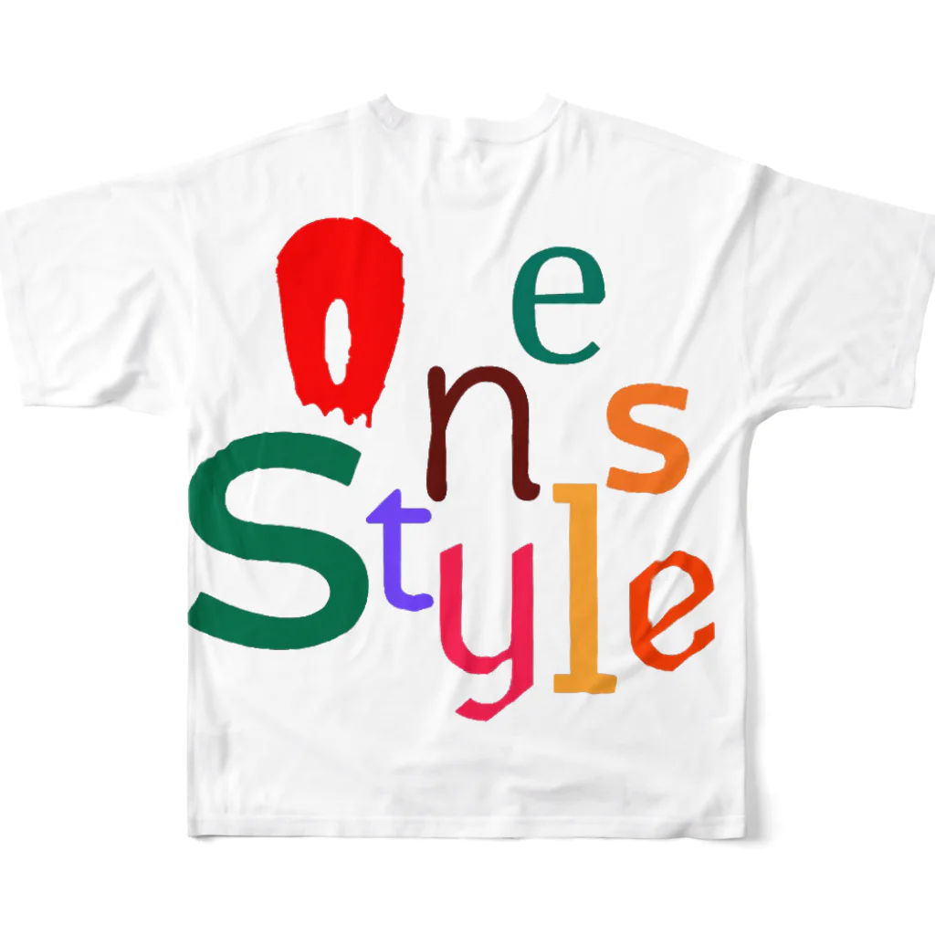 onesstyle33のonesstyle33 All-Over Print T-Shirt :back