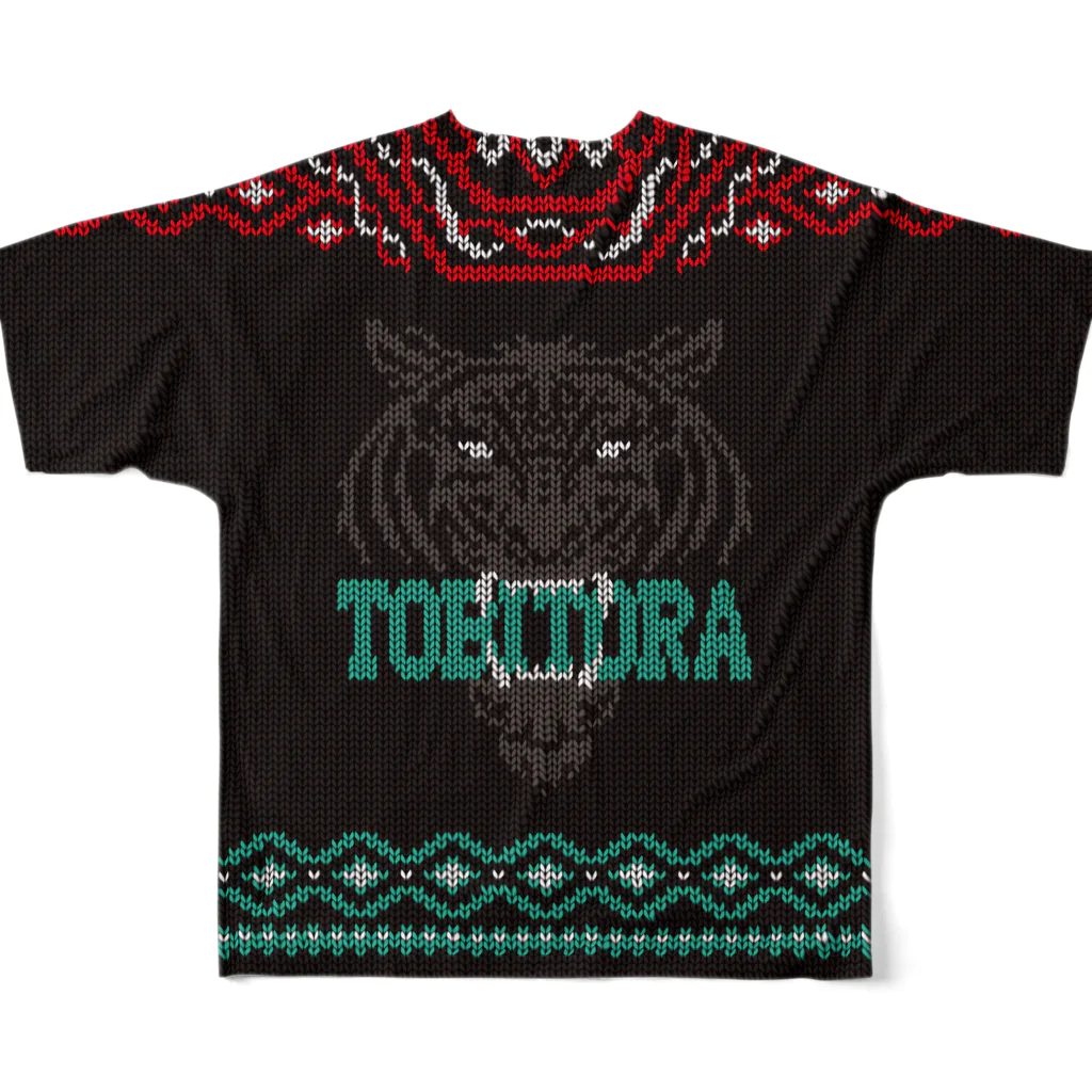 TOBITORA とびとらのCONITA SWEATER / KOMAINU All-Over Print T-Shirt :back