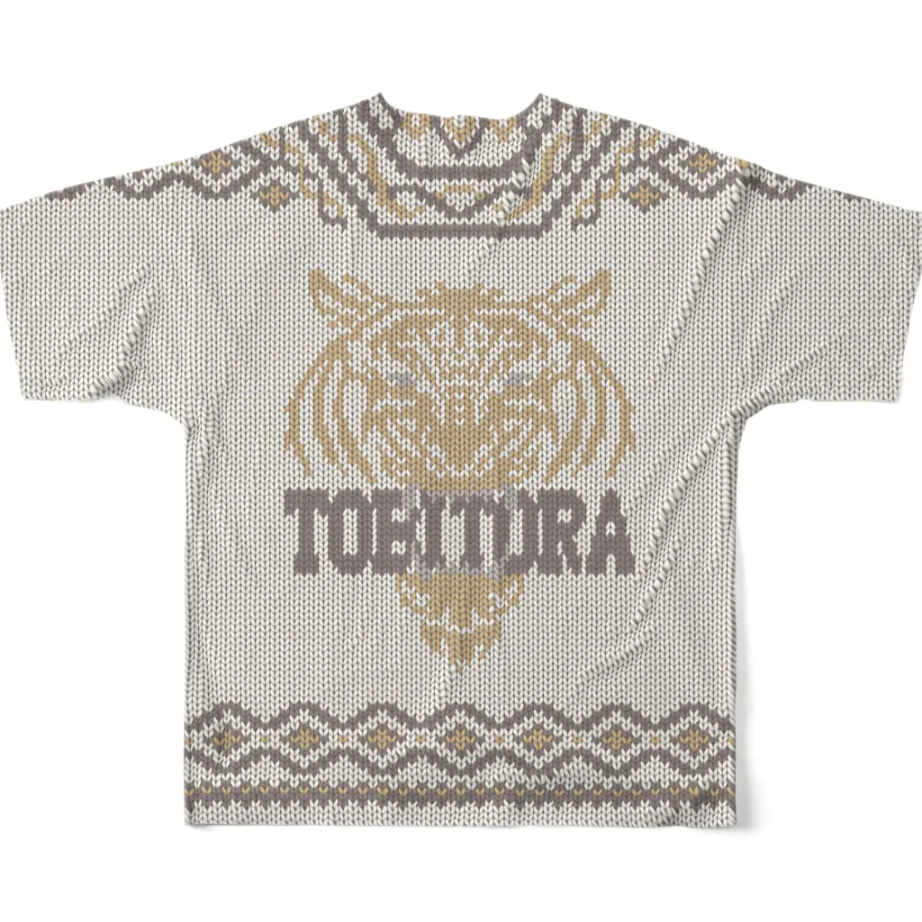 TOBITORA とびとらのCONITA SWEATER / BONG All-Over Print T-Shirt :back