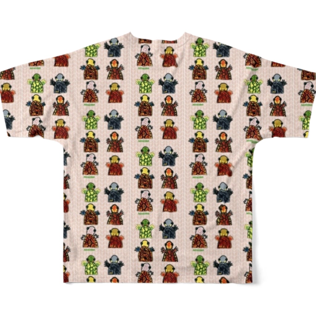 316(MIHIRO)の亀ンズ② All-Over Print T-Shirt :back