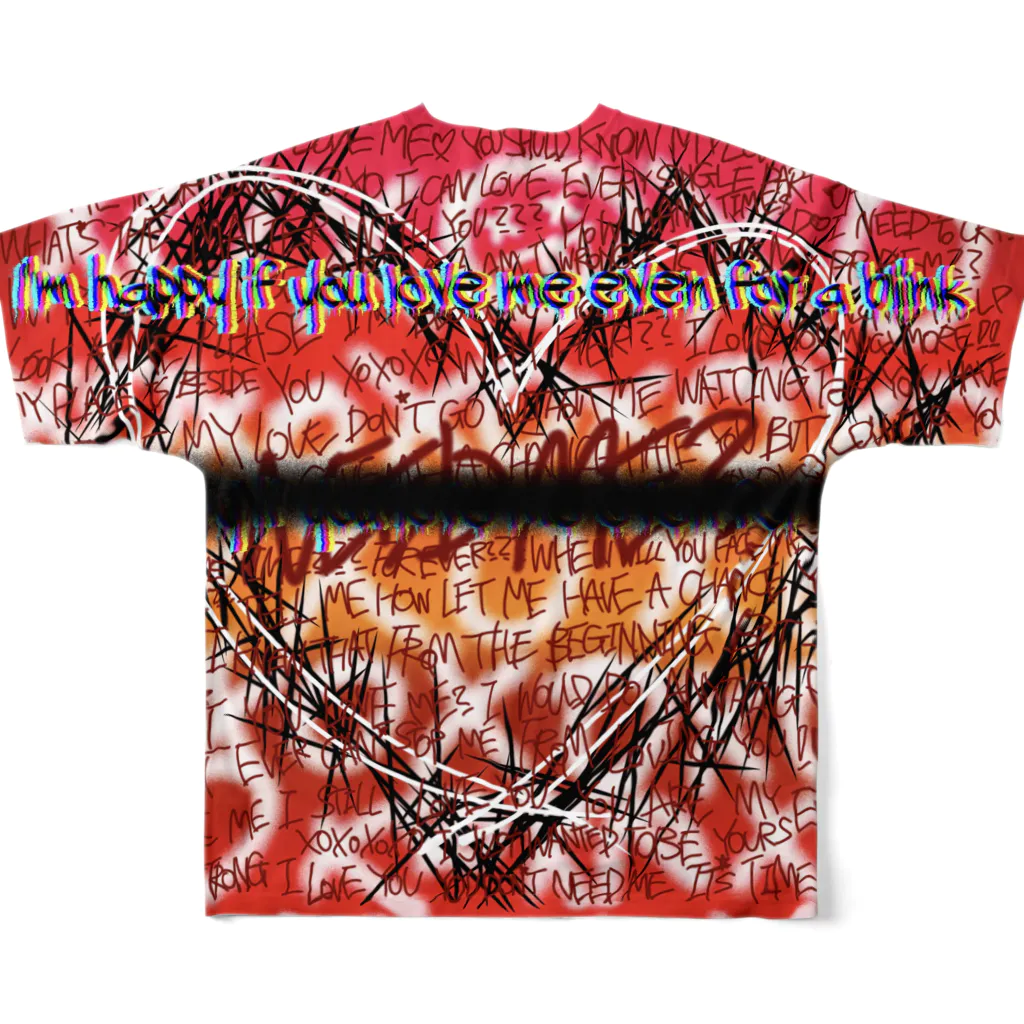 店のグラフィティ All-Over Print T-Shirt :back