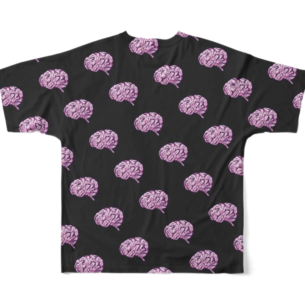 ЯMMRの脳みそ All-Over Print T-Shirt :back