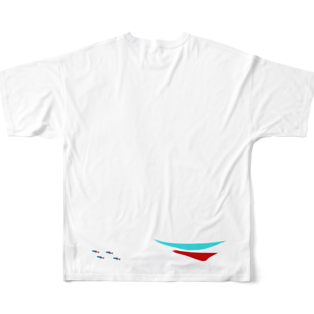 VividWildのネオンテトラ All-Over Print T-Shirt :back
