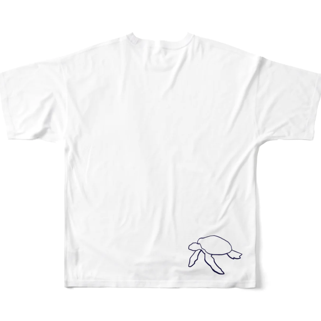 neeeenaのHYPER/HYPO フルグラフィックTシャツの背面