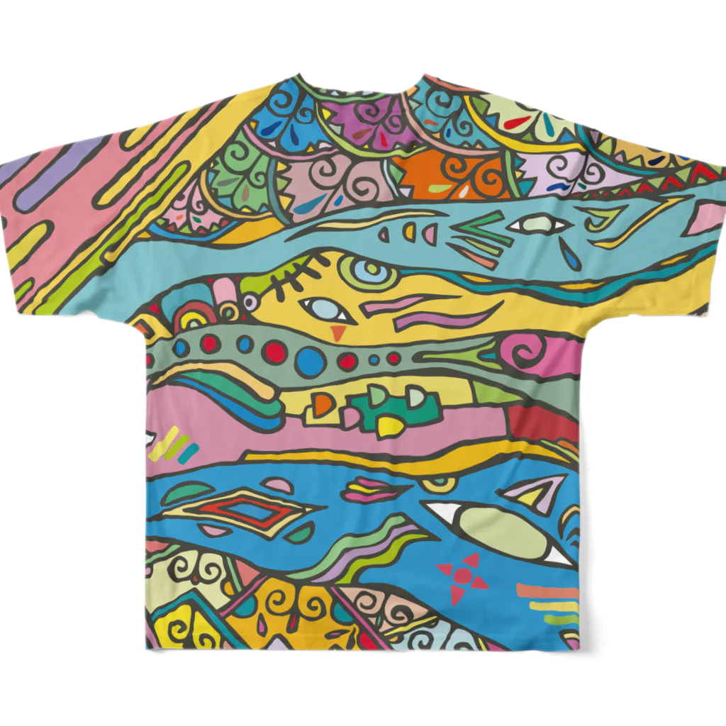 ibashiyo_suzuriのibashiyo T 004 All-Over Print T-Shirt :back