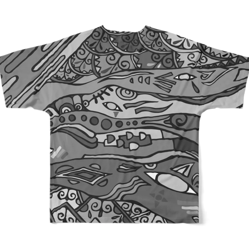 ibashiyo_suzuriのibashiyo T 004 mono フルグラフィックTシャツの背面