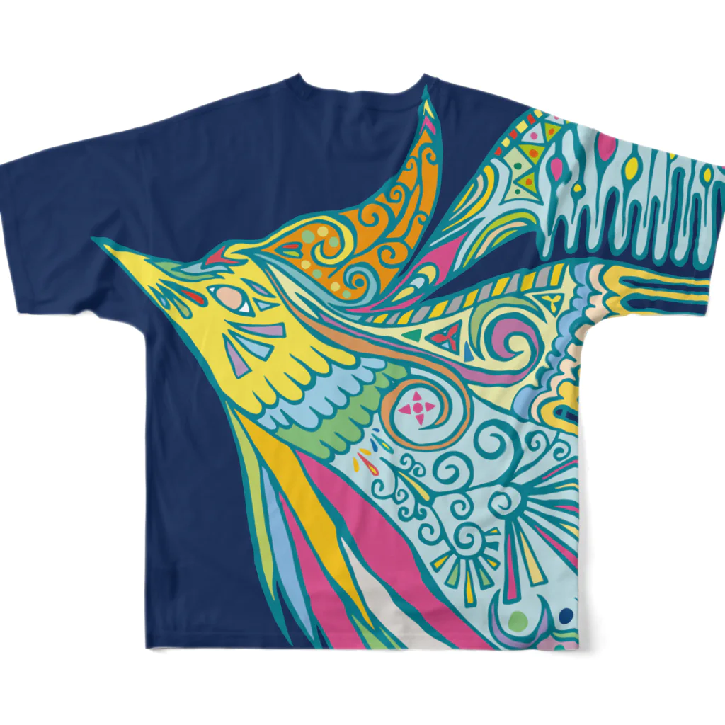 ibashiyo_suzuriのibashiyo T 006 All-Over Print T-Shirt :back