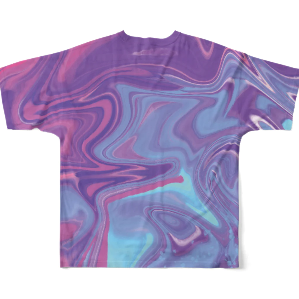 #420商店のLSD Keyboard All-Over Print T-Shirt :back