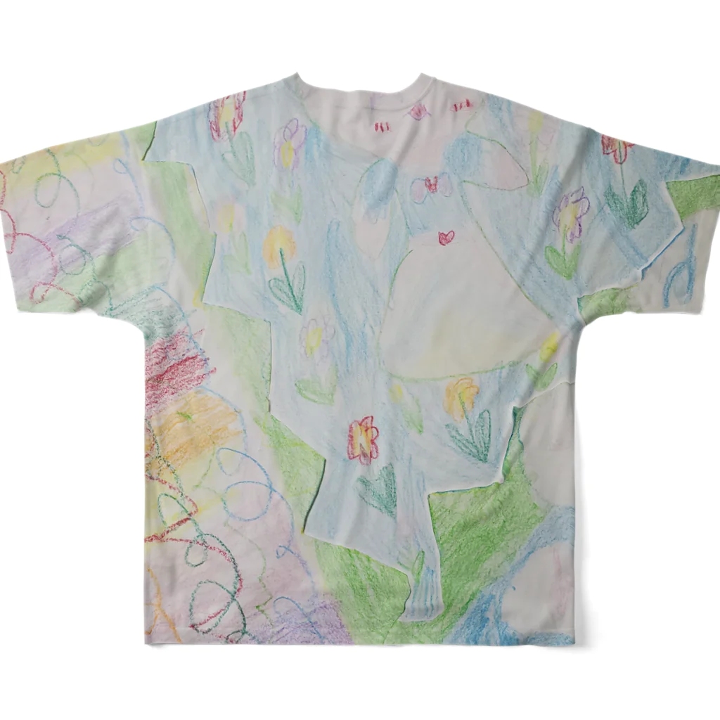 北川 飛鳥の虹の国のたまご フルグラフィックTシャツの背面