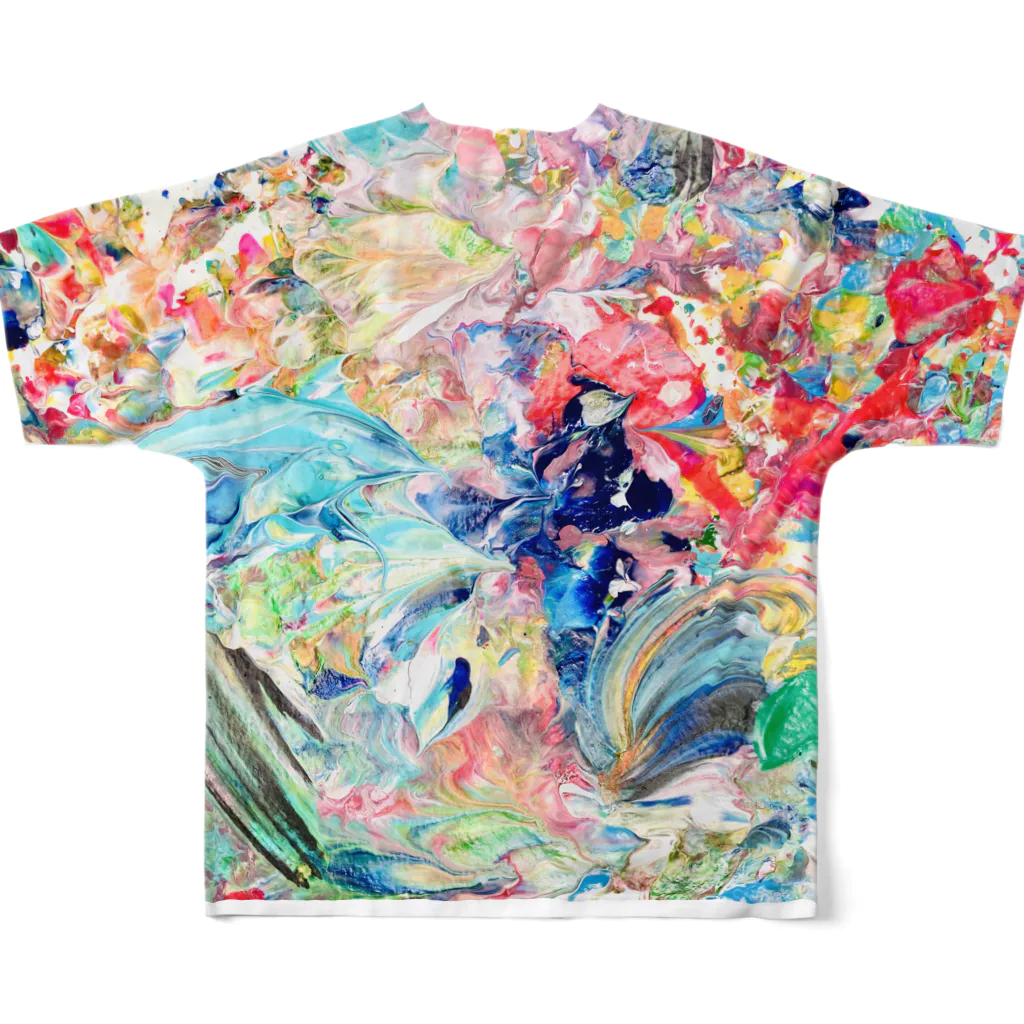 mikoの2side print - PALETTE 2 フルグラフィックTシャツの背面