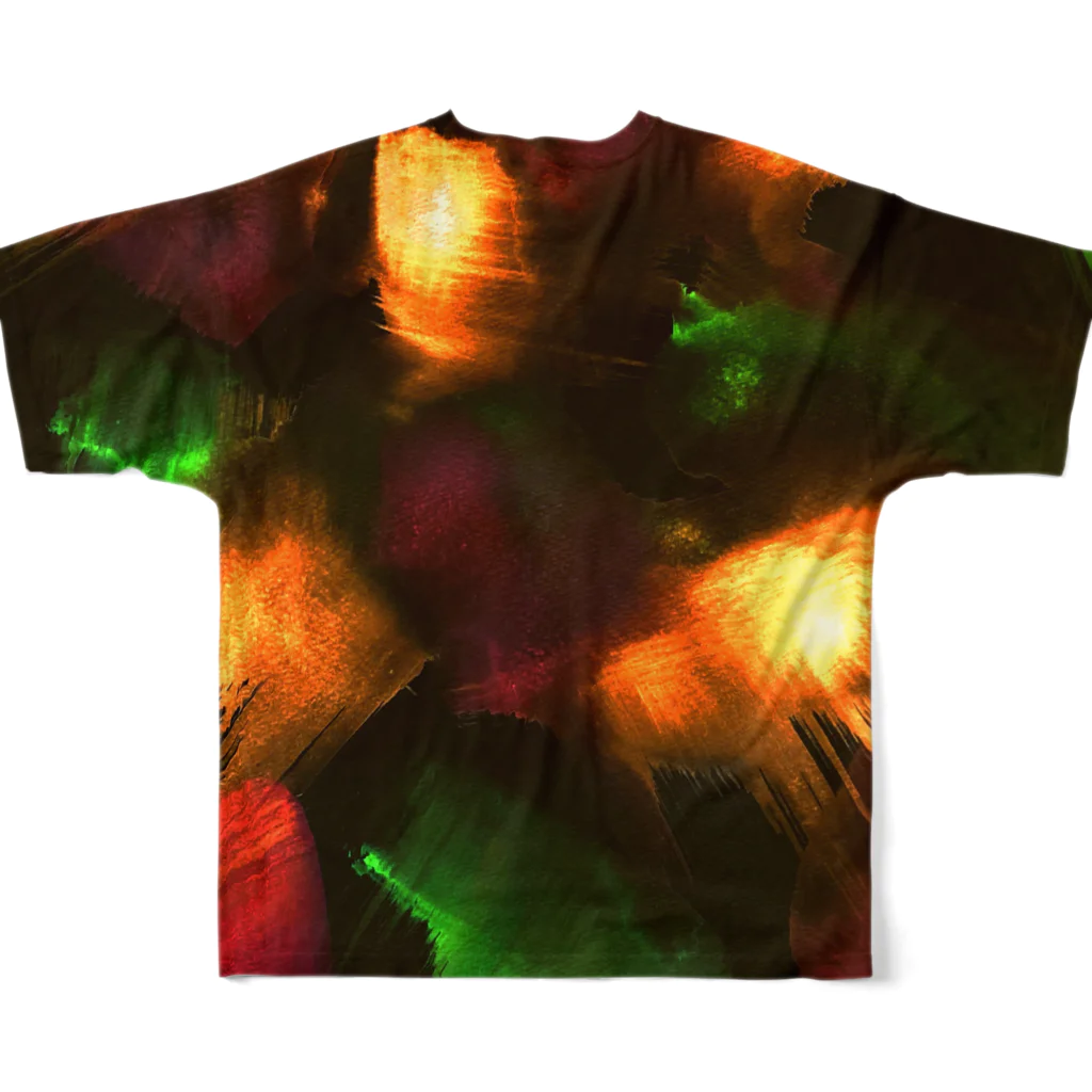 mikoのORANGE All-Over Print T-Shirt :back